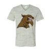 White Marble Unisex Jersey Short-Sleeve V-Neck T-Shirt Thumbnail