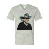 White Marble Unisex Jersey Short-Sleeve V-Neck T-Shirt Thumbnail