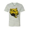 White Marble Unisex Jersey Short-Sleeve V-Neck T-Shirt Thumbnail