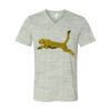 White Marble Unisex Jersey Short-Sleeve V-Neck T-Shirt Thumbnail