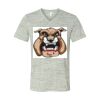 White Marble Unisex Jersey Short-Sleeve V-Neck T-Shirt Thumbnail