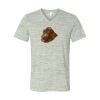 White Marble Unisex Jersey Short-Sleeve V-Neck T-Shirt Thumbnail