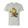 White Marble Unisex Jersey Short-Sleeve V-Neck T-Shirt Thumbnail