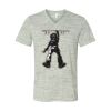 White Marble Unisex Jersey Short-Sleeve V-Neck T-Shirt Thumbnail