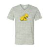 White Marble Unisex Jersey Short-Sleeve V-Neck T-Shirt Thumbnail