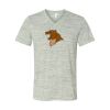 White Marble Unisex Jersey Short-Sleeve V-Neck T-Shirt Thumbnail