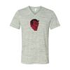 White Marble Unisex Jersey Short-Sleeve V-Neck T-Shirt Thumbnail