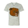 White Marble Unisex Jersey Short-Sleeve V-Neck T-Shirt Thumbnail