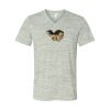 White Marble Unisex Jersey Short-Sleeve V-Neck T-Shirt Thumbnail
