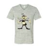 White Marble Unisex Jersey Short-Sleeve V-Neck T-Shirt Thumbnail