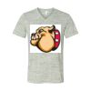 White Marble Unisex Jersey Short-Sleeve V-Neck T-Shirt Thumbnail