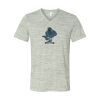 White Marble Unisex Jersey Short-Sleeve V-Neck T-Shirt Thumbnail