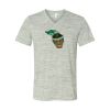 White Marble Unisex Jersey Short-Sleeve V-Neck T-Shirt Thumbnail