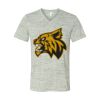 White Marble Unisex Jersey Short-Sleeve V-Neck T-Shirt Thumbnail