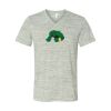 White Marble Unisex Jersey Short-Sleeve V-Neck T-Shirt Thumbnail