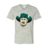 White Marble Unisex Jersey Short-Sleeve V-Neck T-Shirt Thumbnail