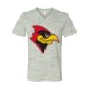 White Marble Unisex Jersey Short-Sleeve V-Neck T-Shirt Thumbnail