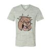 White Marble Unisex Jersey Short-Sleeve V-Neck T-Shirt Thumbnail