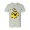 White Marble Unisex Jersey Short-Sleeve V-Neck T-Shirt Thumbnail