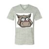 White Marble Unisex Jersey Short-Sleeve V-Neck T-Shirt Thumbnail