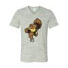 White Marble Unisex Jersey Short-Sleeve V-Neck T-Shirt Thumbnail