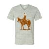 White Marble Unisex Jersey Short-Sleeve V-Neck T-Shirt Thumbnail