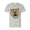 White Marble Unisex Jersey Short-Sleeve V-Neck T-Shirt Thumbnail