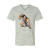 White Marble Unisex Jersey Short-Sleeve V-Neck T-Shirt Thumbnail
