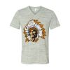 White Marble Unisex Jersey Short-Sleeve V-Neck T-Shirt Thumbnail