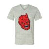 White Marble Unisex Jersey Short-Sleeve V-Neck T-Shirt Thumbnail