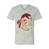 White Marble Unisex Jersey Short-Sleeve V-Neck T-Shirt Thumbnail