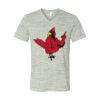 White Marble Unisex Jersey Short-Sleeve V-Neck T-Shirt Thumbnail