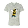 White Marble Unisex Jersey Short-Sleeve V-Neck T-Shirt Thumbnail