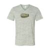White Marble Unisex Jersey Short-Sleeve V-Neck T-Shirt Thumbnail