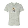 White Marble Unisex Jersey Short-Sleeve V-Neck T-Shirt Thumbnail
