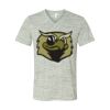 White Marble Unisex Jersey Short-Sleeve V-Neck T-Shirt Thumbnail
