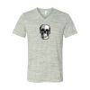 White Marble Unisex Jersey Short-Sleeve V-Neck T-Shirt Thumbnail
