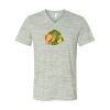 White Marble Unisex Jersey Short-Sleeve V-Neck T-Shirt Thumbnail