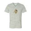White Marble Unisex Jersey Short-Sleeve V-Neck T-Shirt Thumbnail