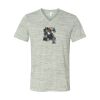 White Marble Unisex Jersey Short-Sleeve V-Neck T-Shirt Thumbnail