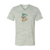 White Marble Unisex Jersey Short-Sleeve V-Neck T-Shirt Thumbnail