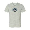White Marble Unisex Jersey Short-Sleeve V-Neck T-Shirt Thumbnail