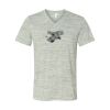 White Marble Unisex Jersey Short-Sleeve V-Neck T-Shirt Thumbnail