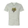 White Marble Unisex Jersey Short-Sleeve V-Neck T-Shirt Thumbnail