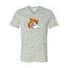 White Marble Unisex Jersey Short-Sleeve V-Neck T-Shirt Thumbnail