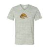 White Marble Unisex Jersey Short-Sleeve V-Neck T-Shirt Thumbnail