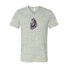 White Marble Unisex Jersey Short-Sleeve V-Neck T-Shirt Thumbnail