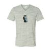 White Marble Unisex Jersey Short-Sleeve V-Neck T-Shirt Thumbnail