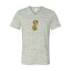 White Marble Unisex Jersey Short-Sleeve V-Neck T-Shirt Thumbnail