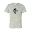 White Marble Unisex Jersey Short-Sleeve V-Neck T-Shirt Thumbnail